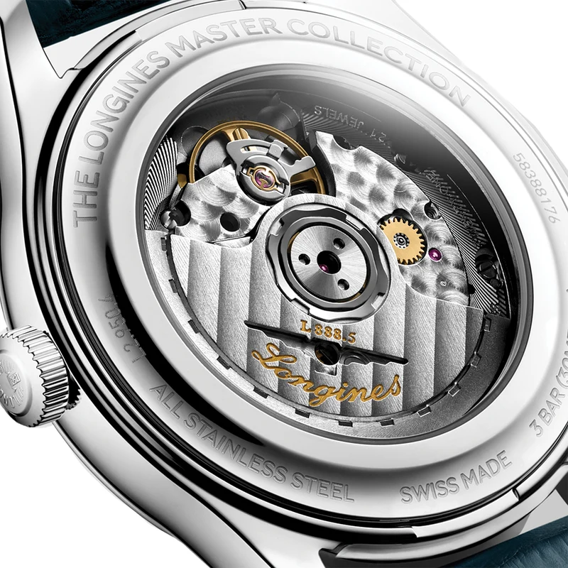 Master Collection 41mm - Blue on Leather Strap