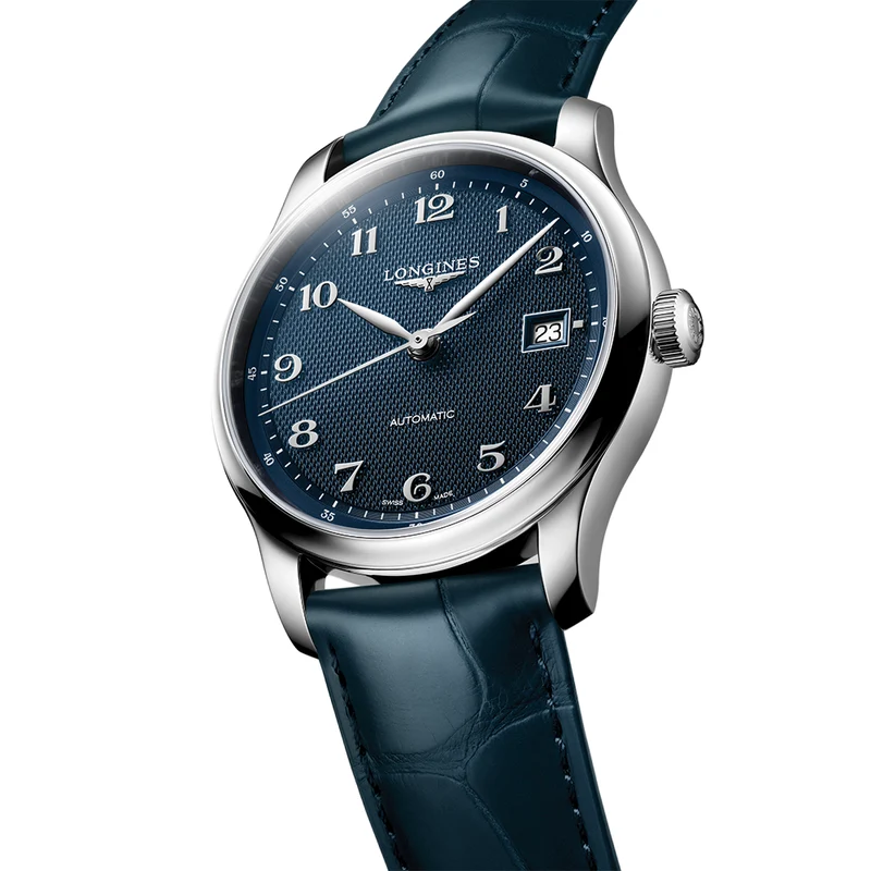 Master Collection 39mm - Blue on Leather Strap