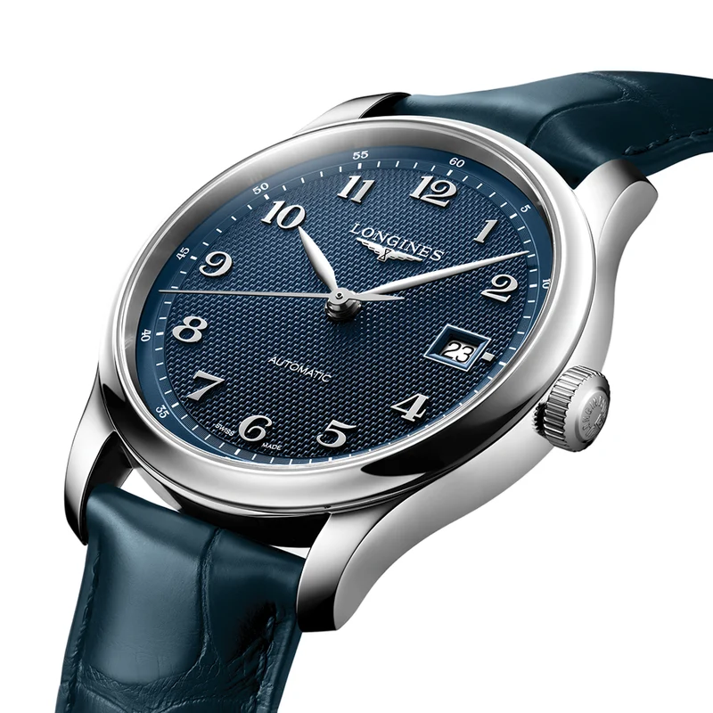 Master Collection 39mm - Blue on Leather Strap