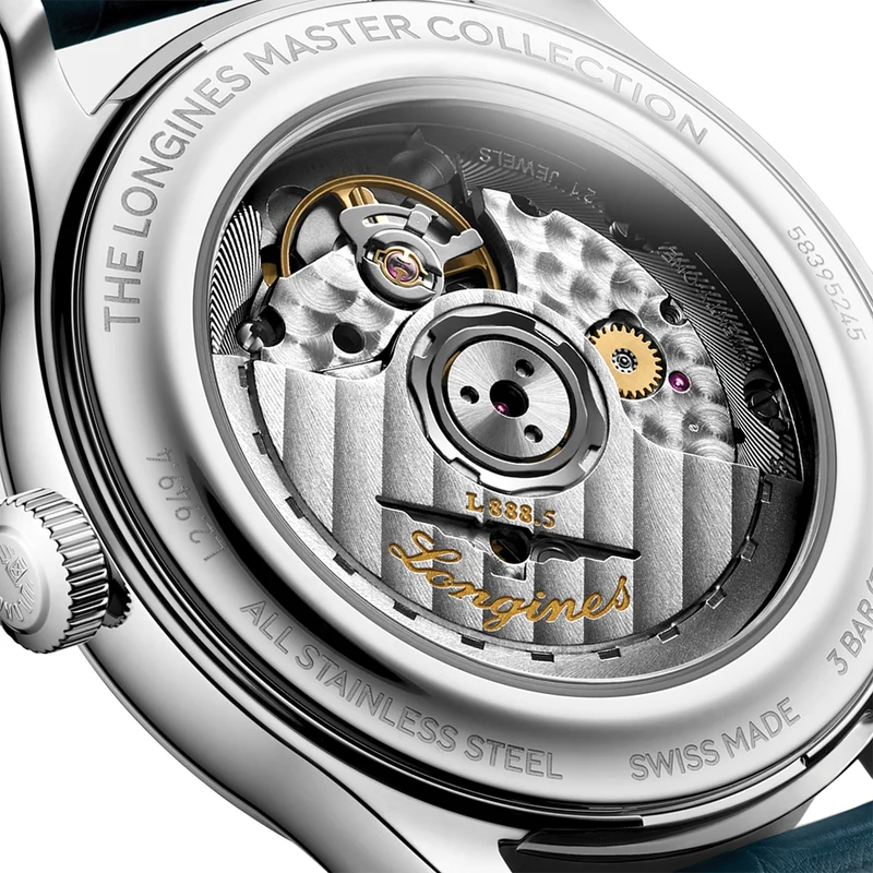 Master Collection 39mm - Blue on Leather Strap