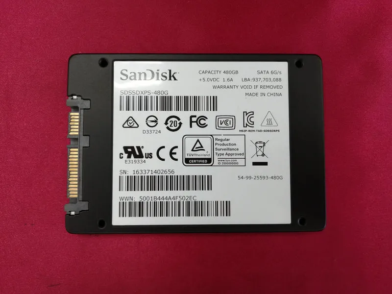 SANDISK SSD SDSSDXPS-480G