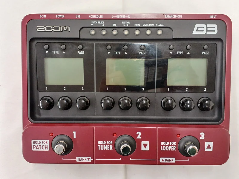 ZOOM Multi-Effektpedal B3