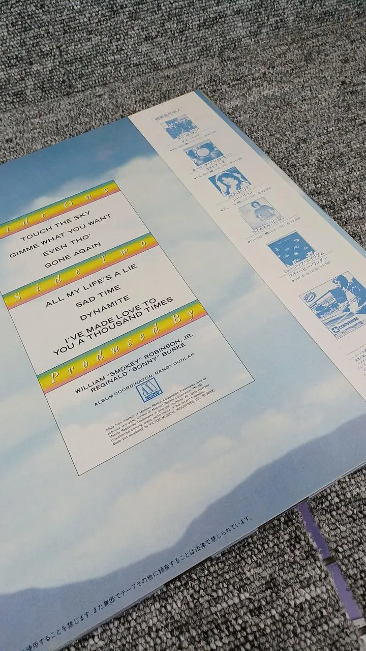 Victor Sample Disc Unused Record Touch the Sky