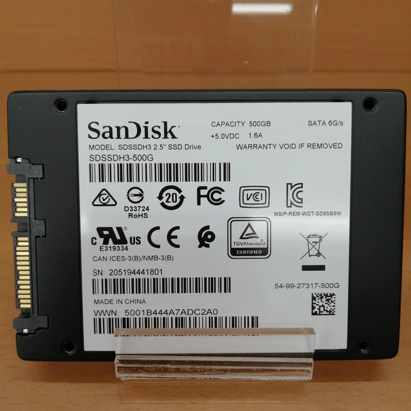SANDISK SATA SSD (500 GB) SDSSDH3-500G