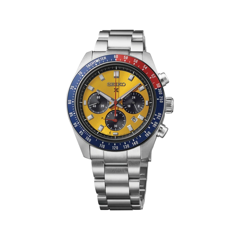 HBJ004 Prospex Speedtimer Solar Chronograph 41.4mm - Yellow on Bracelet