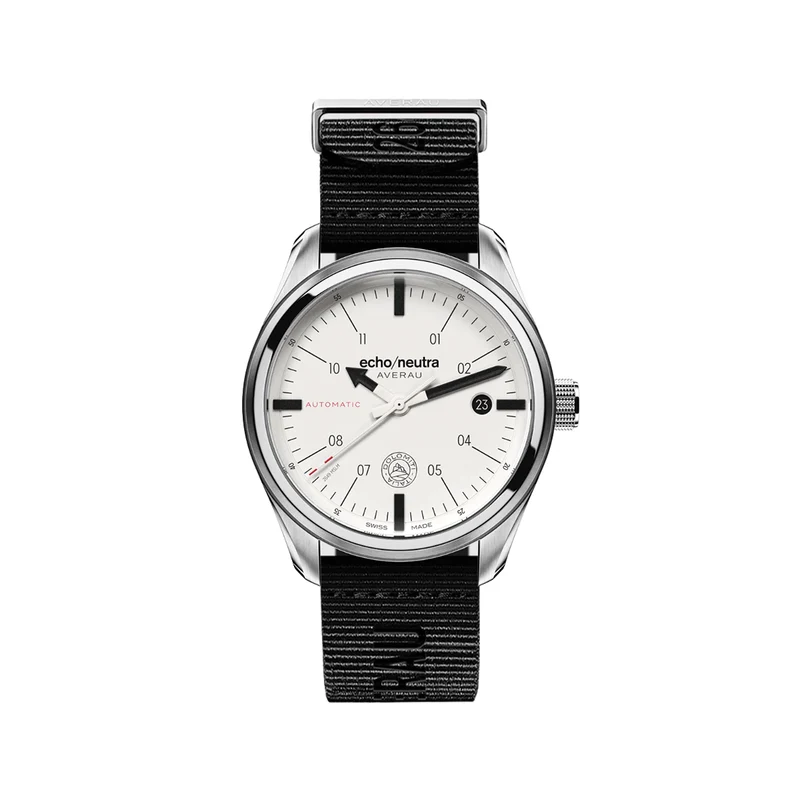 Averau 3 Hand 39mm - White Full Lume on Fabric Strap