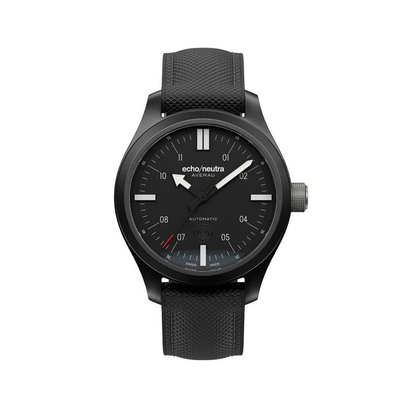 Averau Ceramic 3 Hand 42mm - Black on Fabric Strap