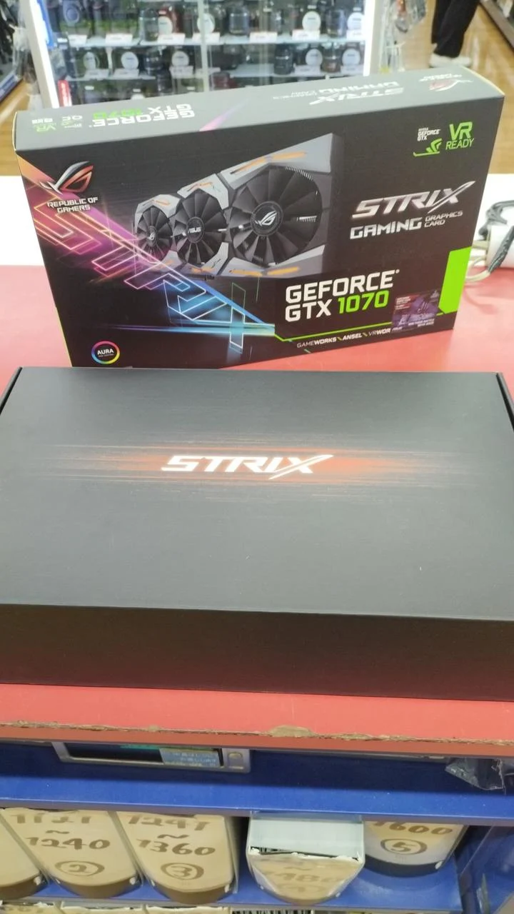 ASUS Grafikkarte: STRIX GEFORCE GTX 1070-08G