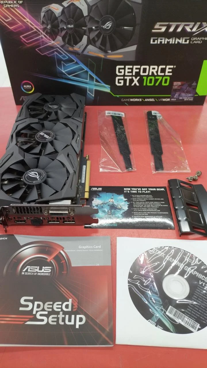 ASUS Grafikkarte: STRIX GEFORCE GTX 1070-08G