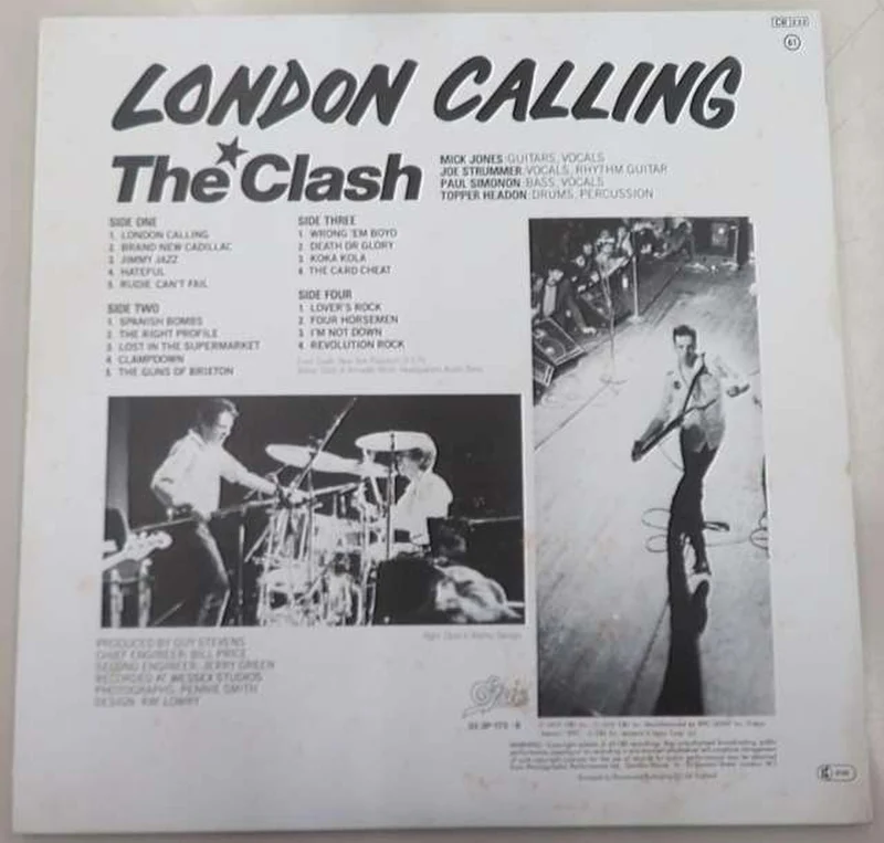 SONY Western Music LONDON CALLING 35·3P-175~6