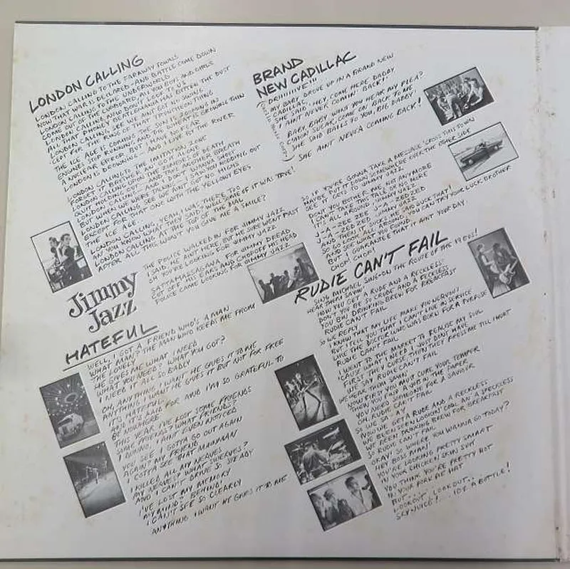 SONY Western Music LONDON CALLING 35·3P-175~6