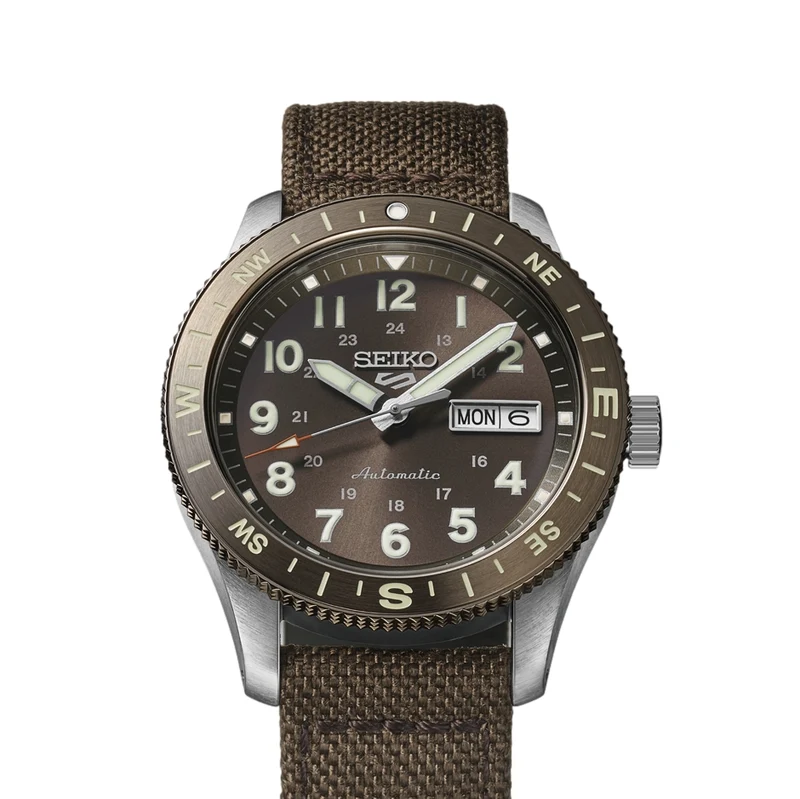 HDB009 5 Sports Field Series 41mm - Brown on Fabric Strap