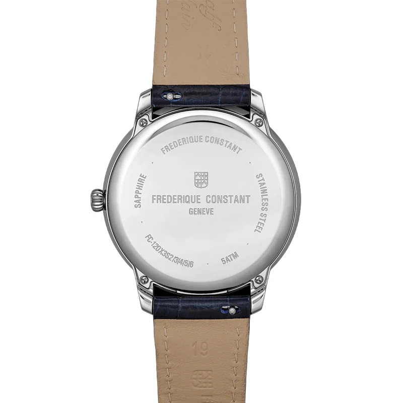 Classics Moneta Solarmetre 39mm - Blue on Leather Strap