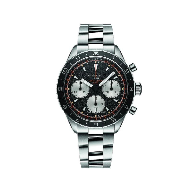 Multichron Pilot Chronograph 42mm - Black on Bracelet