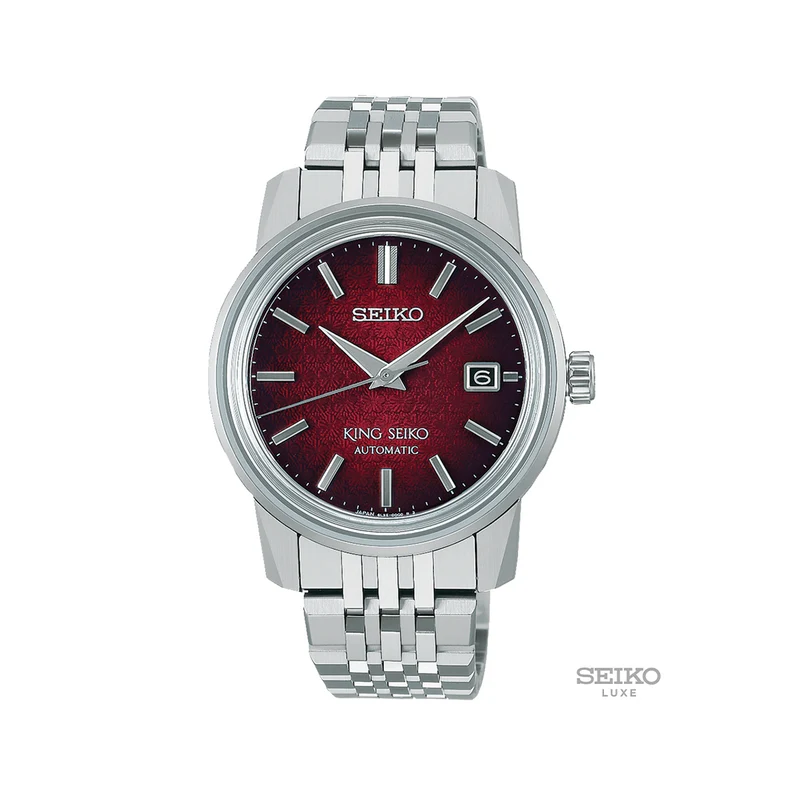 SJE103 King Seiko KSK 38.6mm - Red on Bracelet