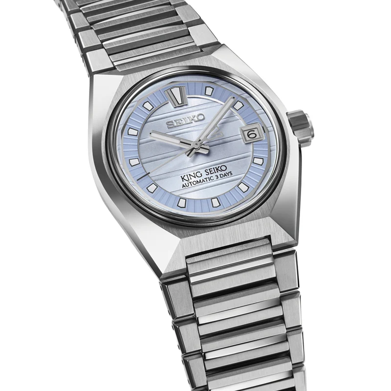 SLA091 King Seiko VANAC 41mm - Silver on Bracelet