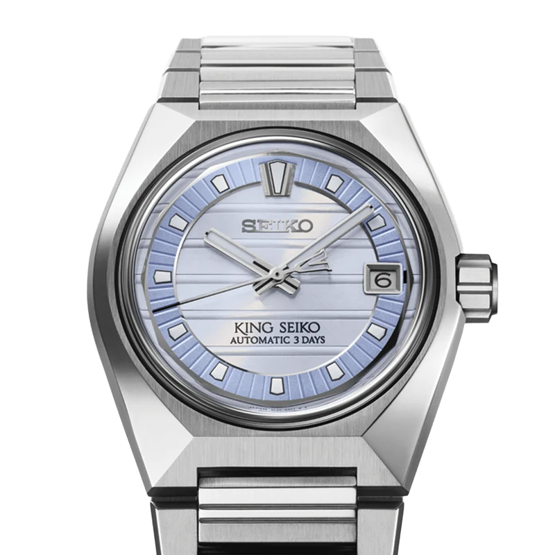 SLA091 King Seiko VANAC 41mm - Silver on Bracelet