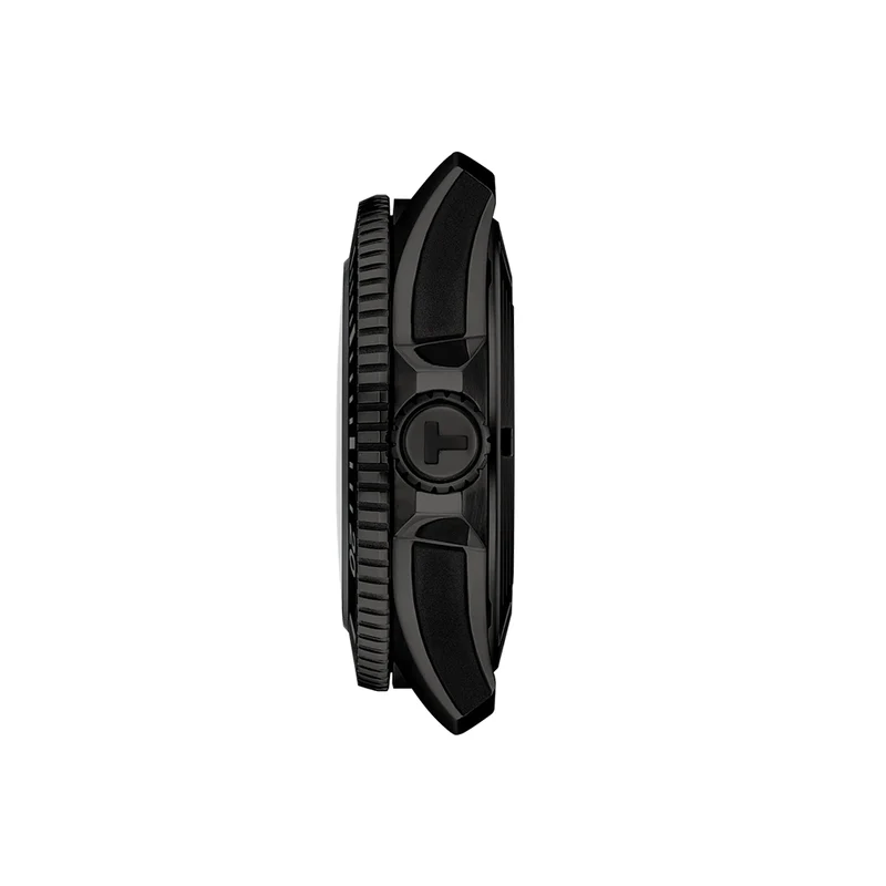 Seastar 2000 Professional Powermatic 80 Black PVD 44mm - Grey on Rubber Strap