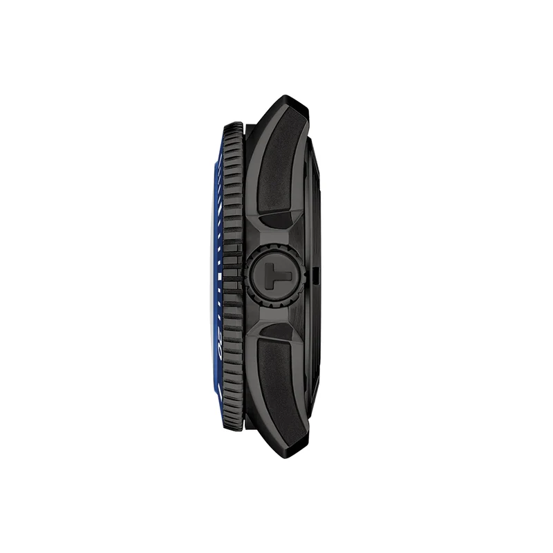 Seastar 2000 Professional Powermatic 80 Black PVD 44mm - Blue on Rubber Strap
