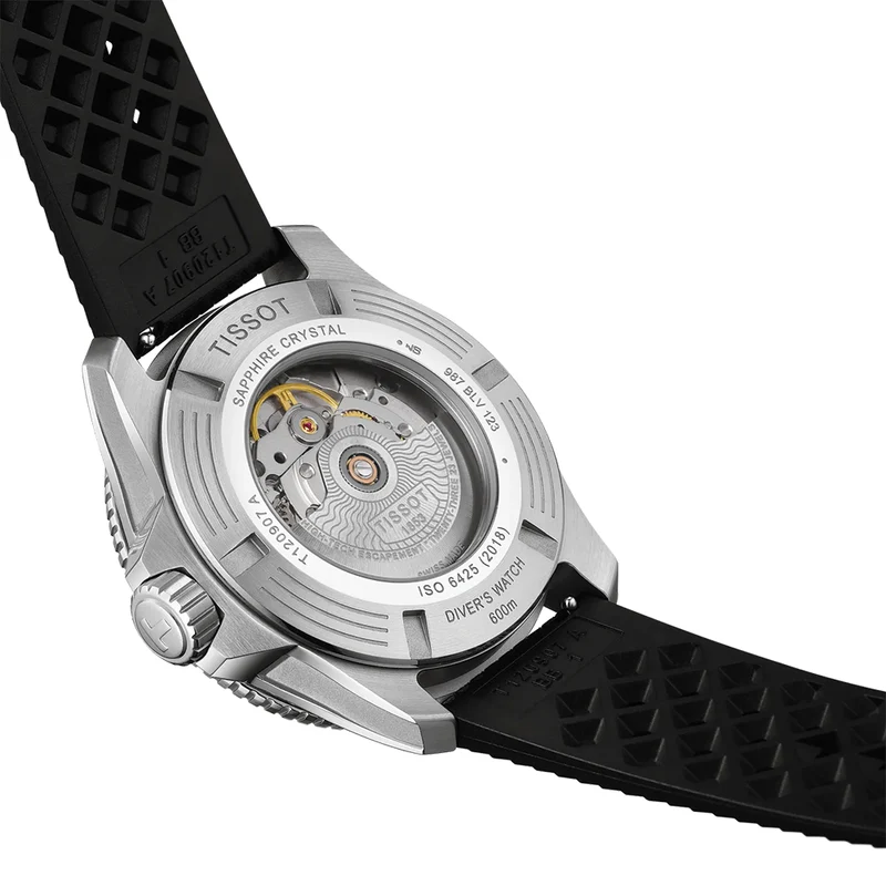 Seastar 2000 Professional Powermatic 80 44mm - Orange on Rubber Strap