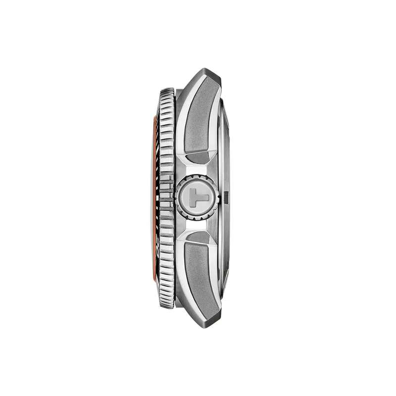Seastar 2000 Professional Powermatic 80 44mm - Orange on Rubber Strap