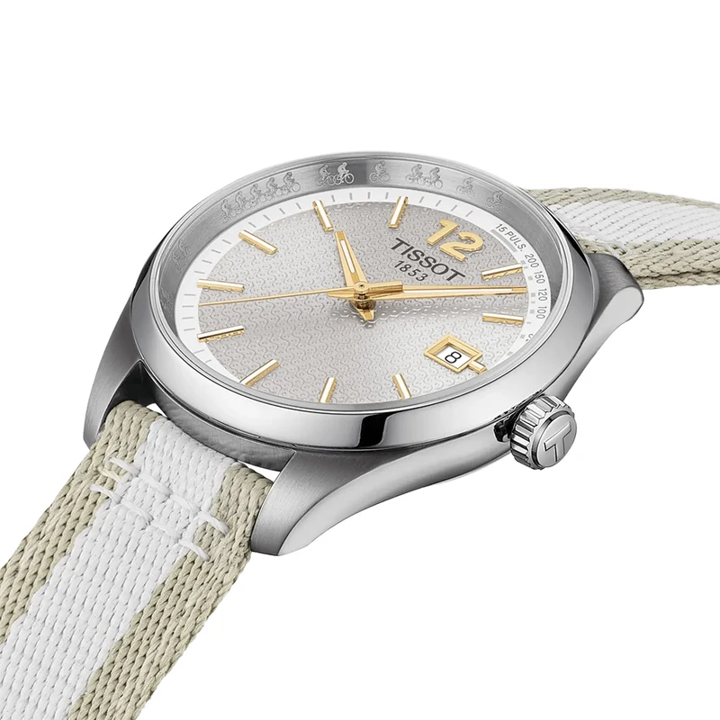 PR 100 Quartz Cycling 34mm - Grey on Fabric Strap