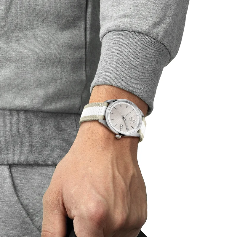 PR 100 Quartz Cycling 40mm - Grey on Fabric Strap