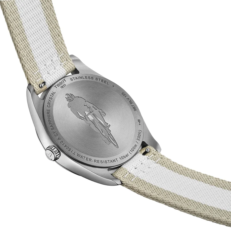 PR 100 Quartz Cycling 40mm - Grey on Fabric Strap