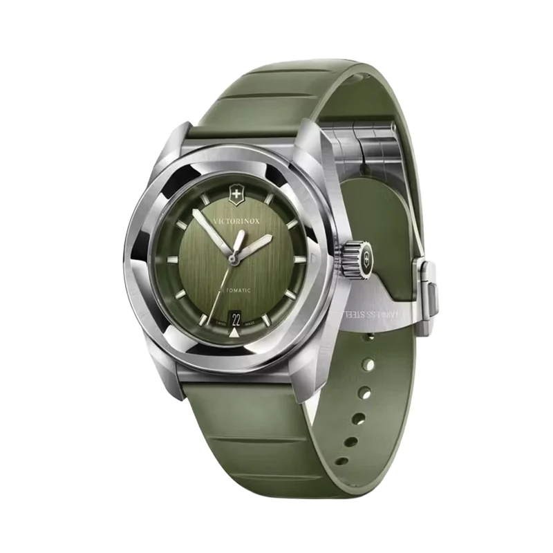 Concept One Automatic 39mm - Green on Rubber Strap