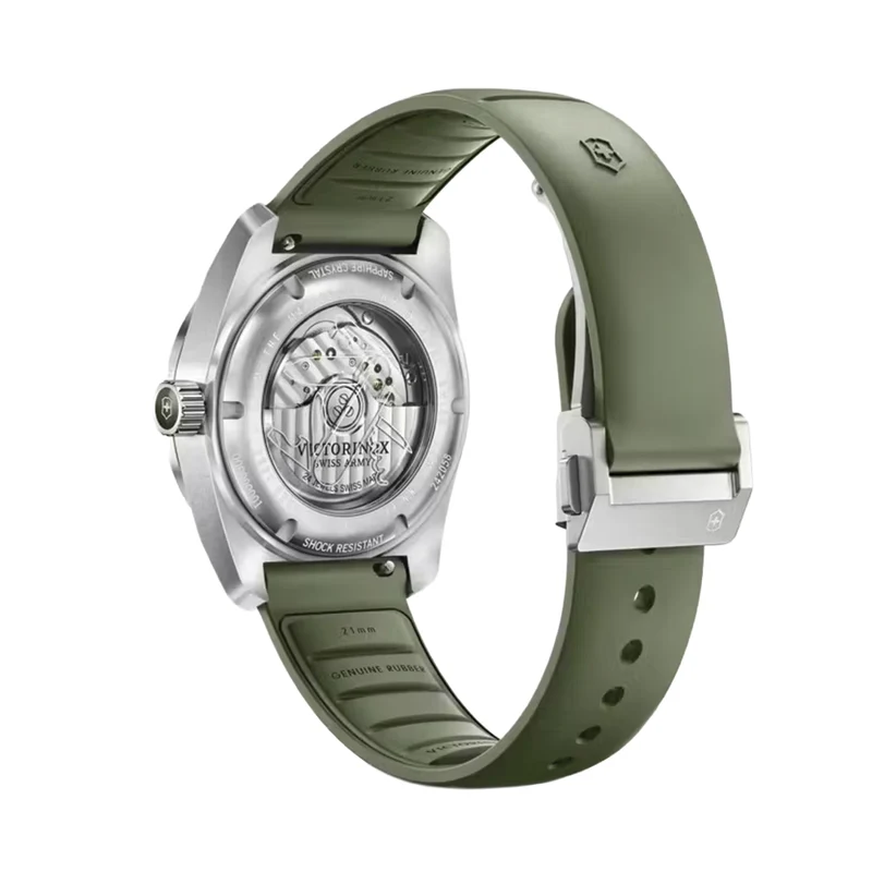 Concept One Automatic 39mm - Green on Rubber Strap