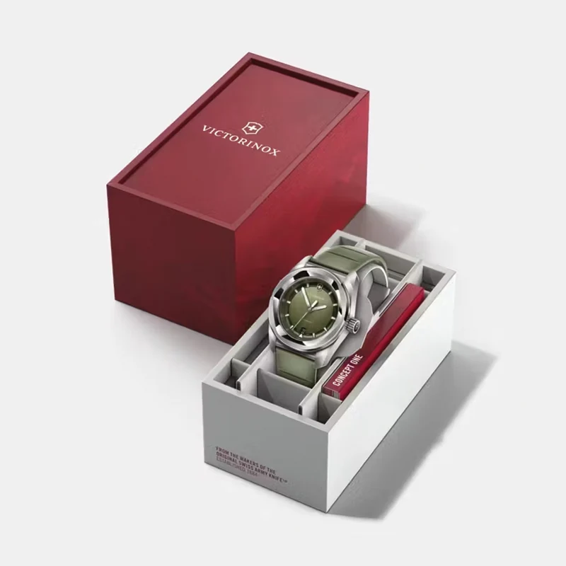 Concept One Automatic 39mm - Green on Rubber Strap