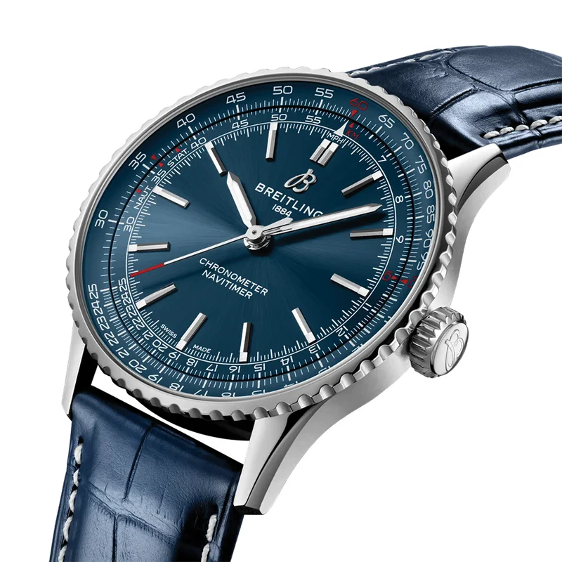 Navitimer Automatic 41mm - Blue on Leather Strap