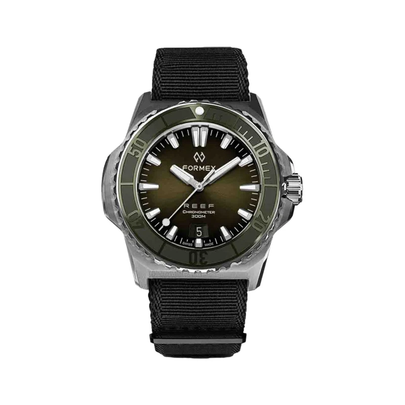 Baby REEF Automatic Chronometer COSC 300M 39.5mm - Green