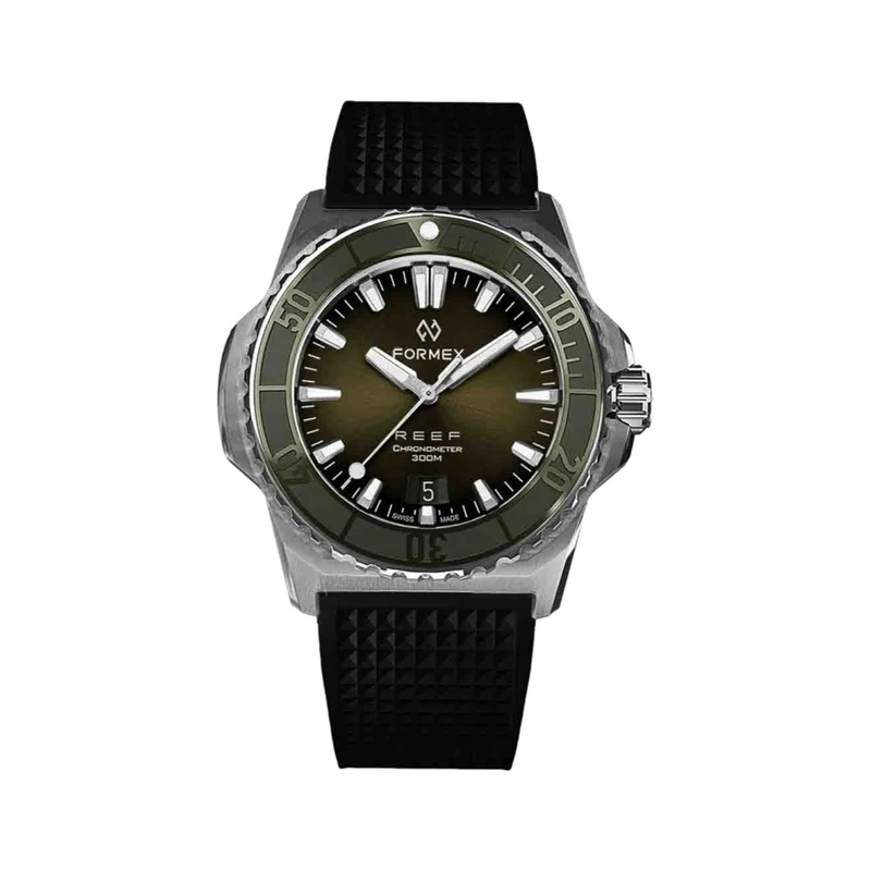 Baby REEF Automatic Chronometer COSC 300M 39.5mm - Green