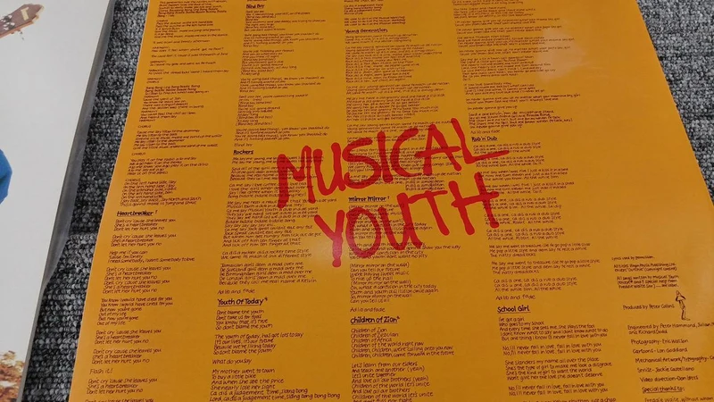 VICTOR Sample Disc Unused Record Musical Youth Youth of Today