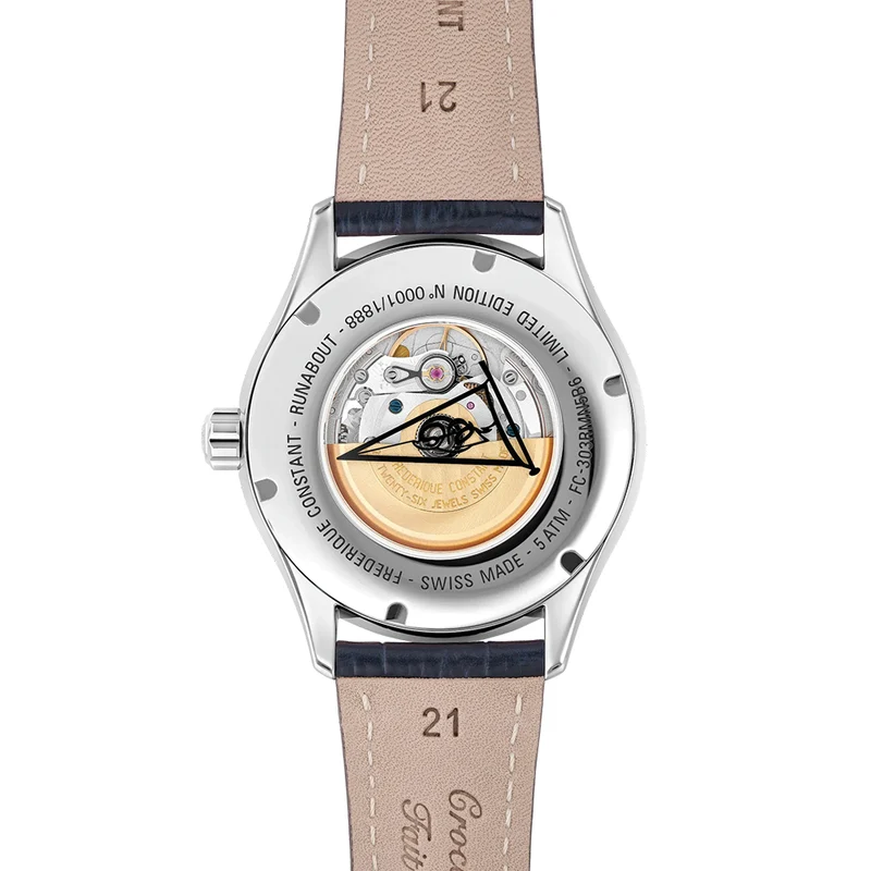 Runabout Limited Edition 42mm - Blue on Leather Strap