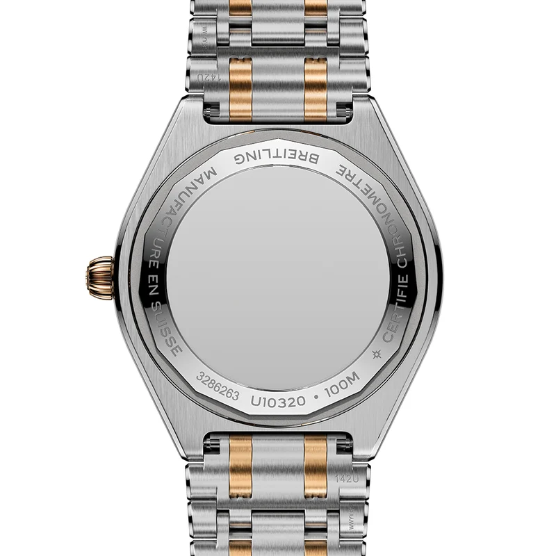 Chronomat Automatic Two-Tone 36mm - Brown, Diamond-Set on Bracelet