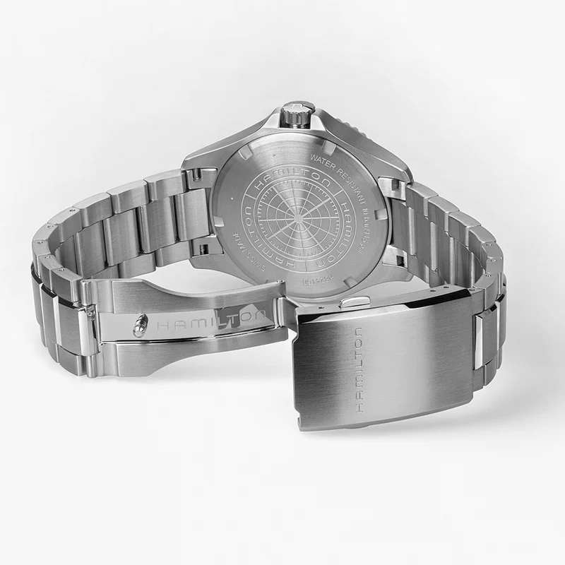 Khaki Navy Scuba Auto 40mm - Black on Bracelet