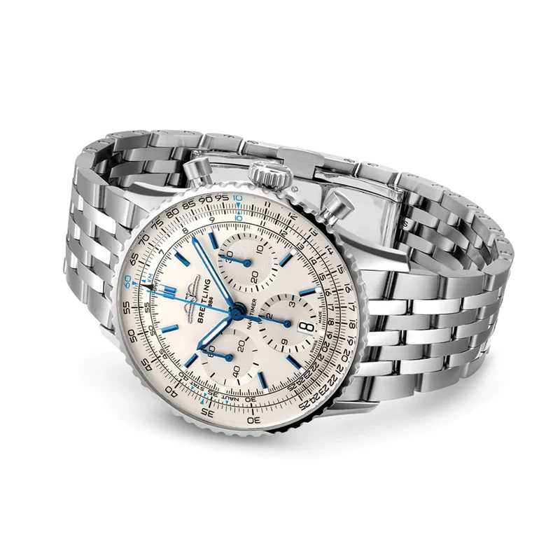 Navitimer B01 Chronograph 41mm - Silver on Bracelet