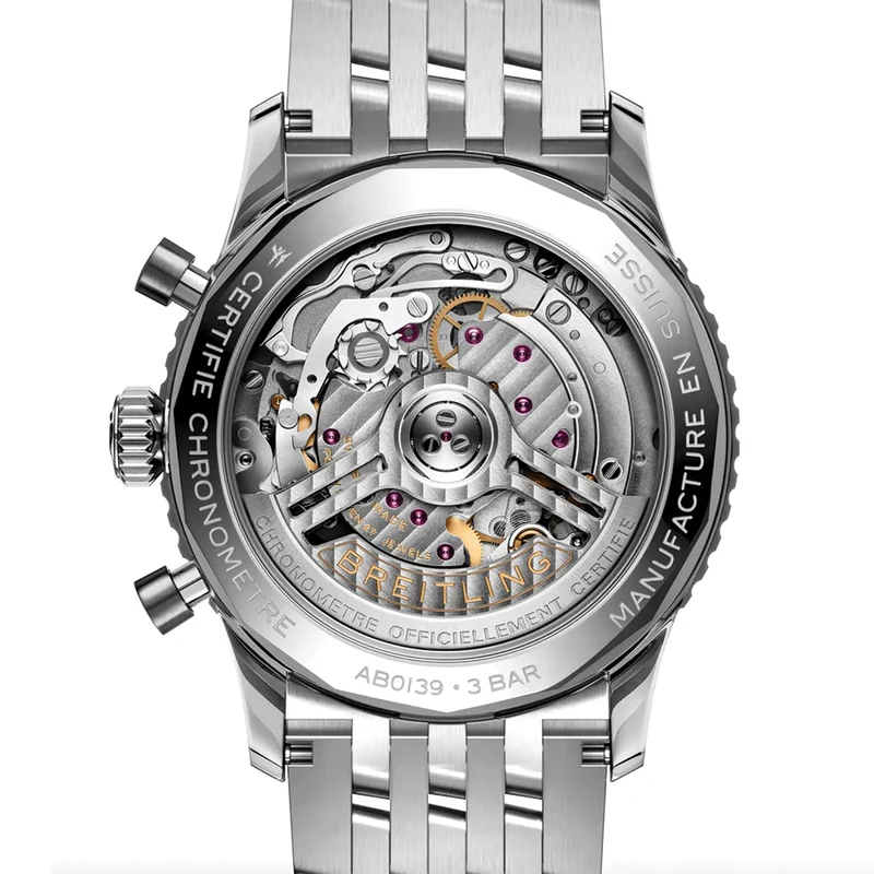 Navitimer B01 Chronograph 41mm - Silver on Bracelet