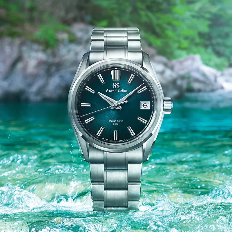 SLGB011 E9 "Atera Valley" Spring Drive UFA Ever-Brilliant Steel 40mm - Turquoise on Bracelet