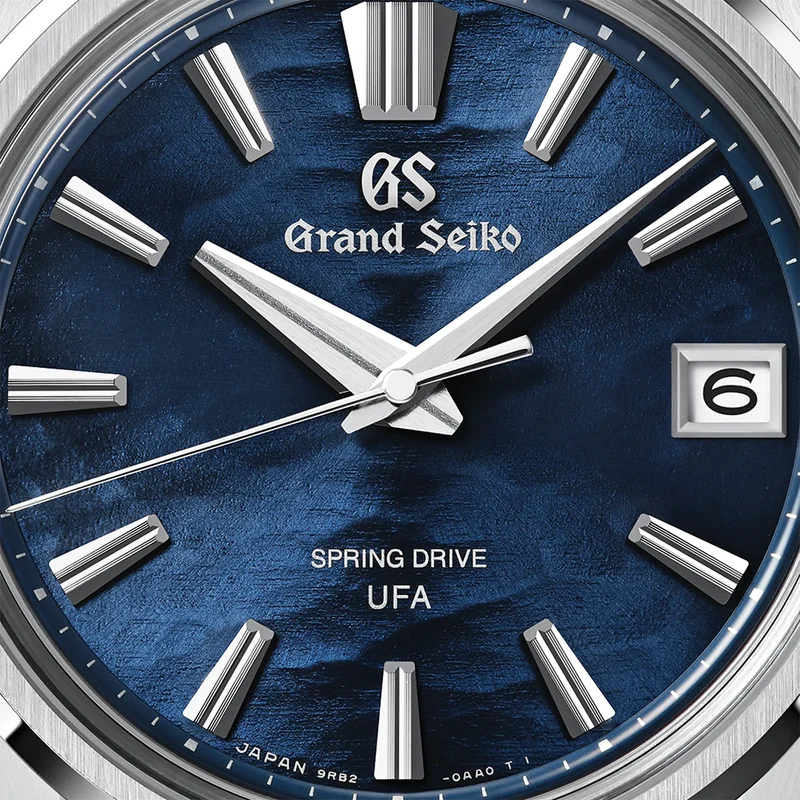 SLGB015 E9 "Lake Suwa" Spring Drive UFA Ever-Brilliant Steel 37mm - Blue on Bracelet