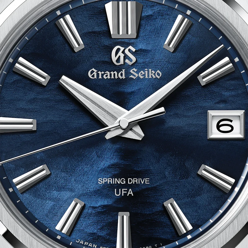 SLGB013 E9 "Lake Suwa" Spring Drive UFA Ever-Brilliant Steel 40mm - Blue on Bracelet