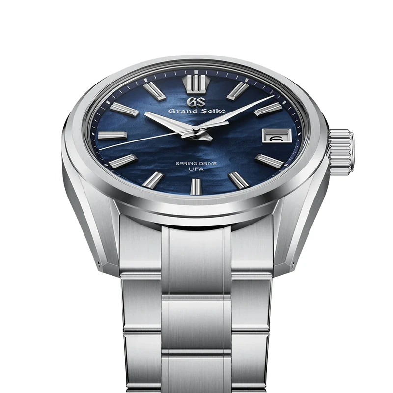 SLGB013 E9 "Lake Suwa" Spring Drive UFA Ever-Brilliant Steel 40mm - Blue on Bracelet