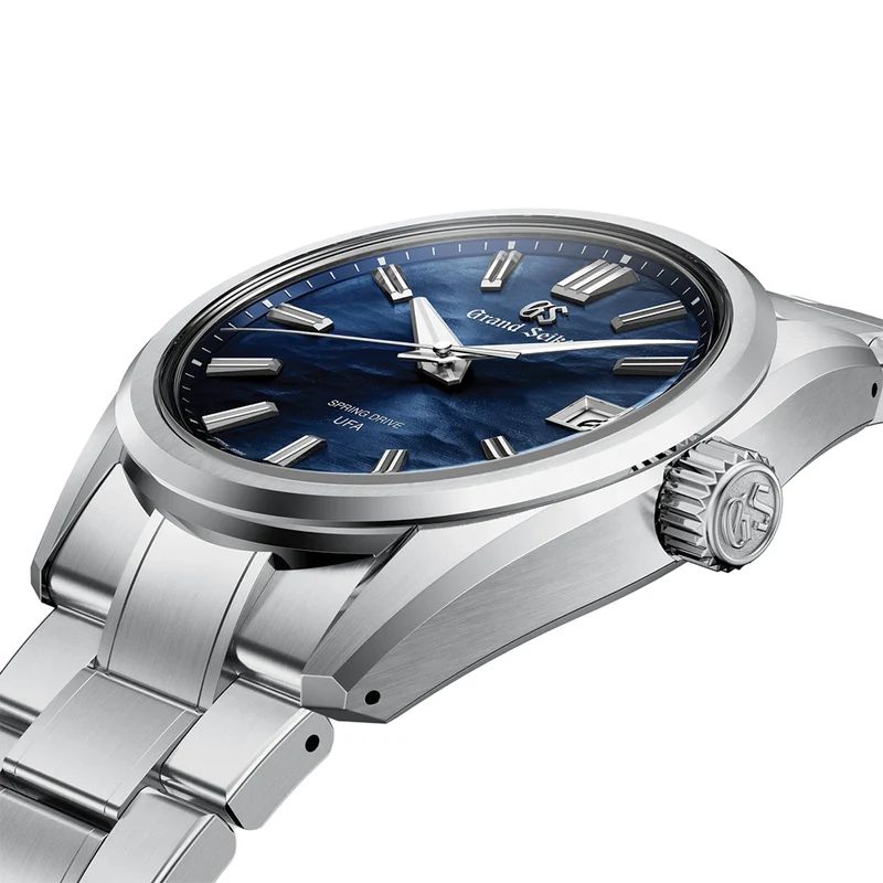 SLGB013 E9 "Lake Suwa" Spring Drive UFA Ever-Brilliant Steel 40mm - Blue on Bracelet