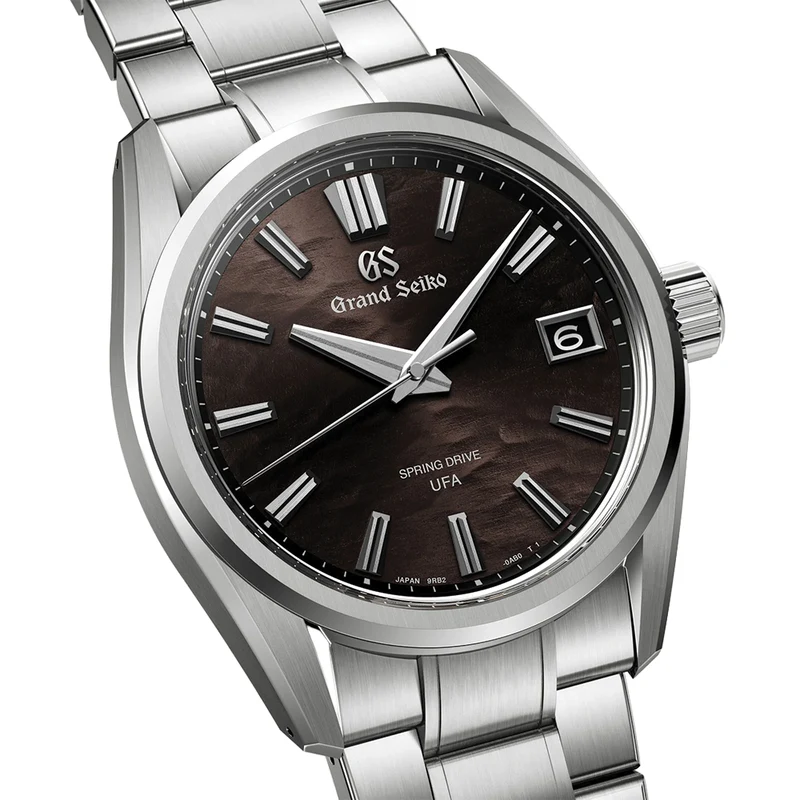 SLGB007 E9 "Lake Suwa at Night" Spring Drive UFA Titanium 40mm - Black on Bracelet