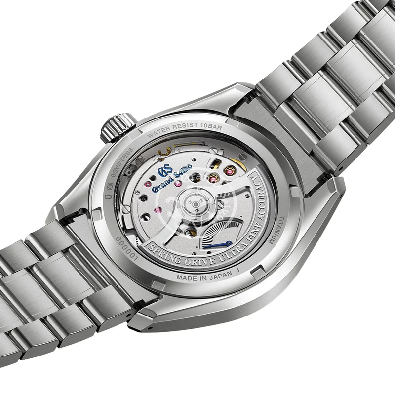 SLGB007 E9 "Lake Suwa at Night" Spring Drive UFA Titanium 40mm - Black on Bracelet