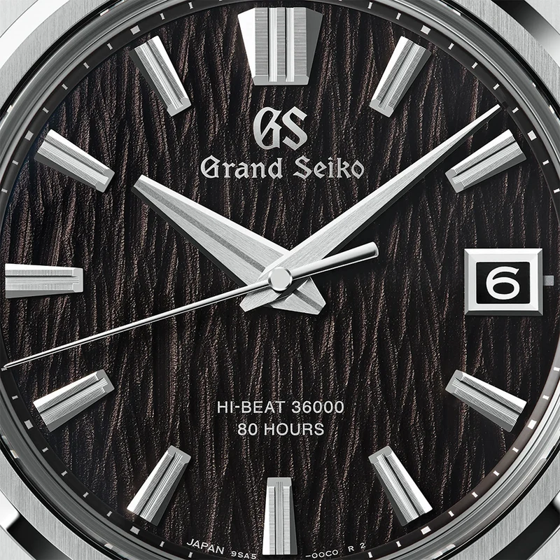 SLGH029 E9 "Night Birch" Hi-Beat Titanium 40mm - Black on Bracelet