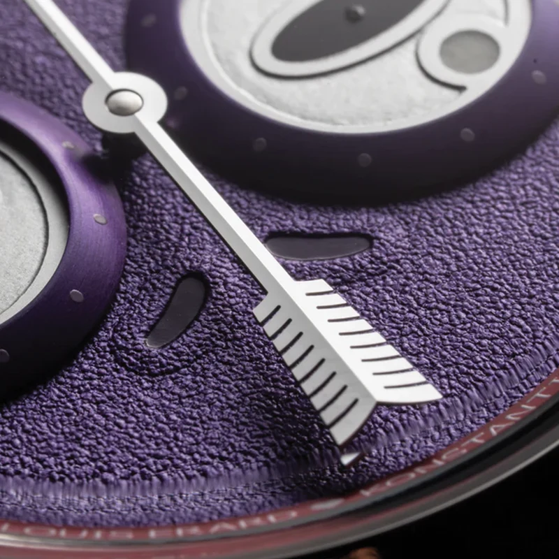 Louis Erard x Konstantin Chaykin Unfrogettable Purple 40mm - Purple on Leather Strap