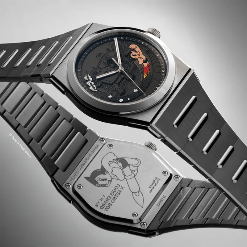 2340 Louis Erard x Astro Boy Limited Edition 40mm - Grey on Bracelet